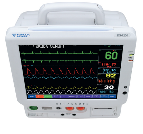 Fukuda Denshi Dynascope DS-7100 Patient Monitor (with C02)